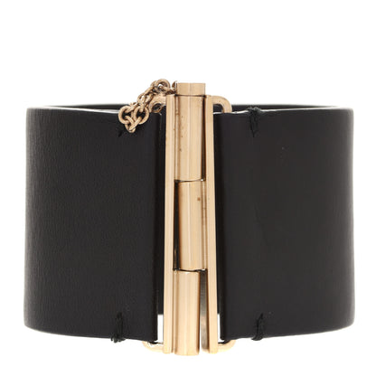 Chanel Calfskin CC Wide Cuff M Black 3 of 6