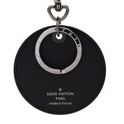 Louis Vuitton Monogram Eclipse Illustre Vivienne Bag Charm Key Holder Black 3 of 4