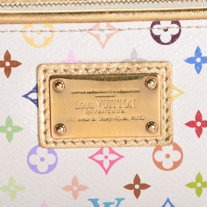 Louis Vuitton Monogram Multicolor Kate Clutch White 5 of 8