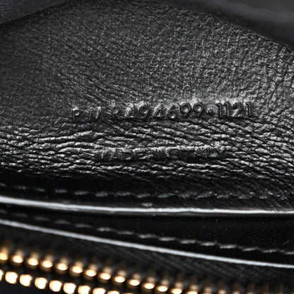 Saint Laurent Calfskin Y Quilted Monogram Small Loulou Chain Satchel Black 7 of 14