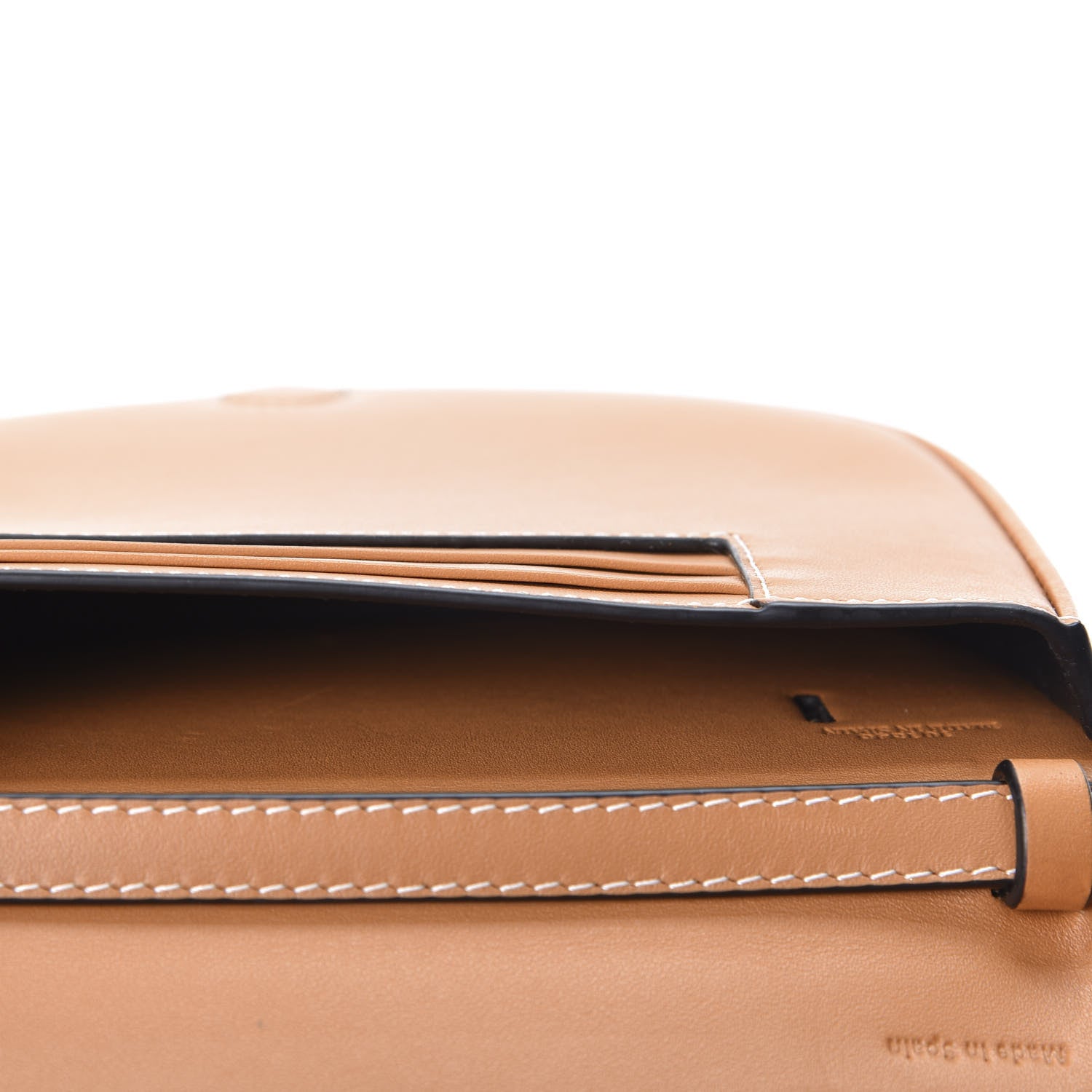 Loewe Soft Calfskin Heel Mini Saddle Bag Amber 4 of 9