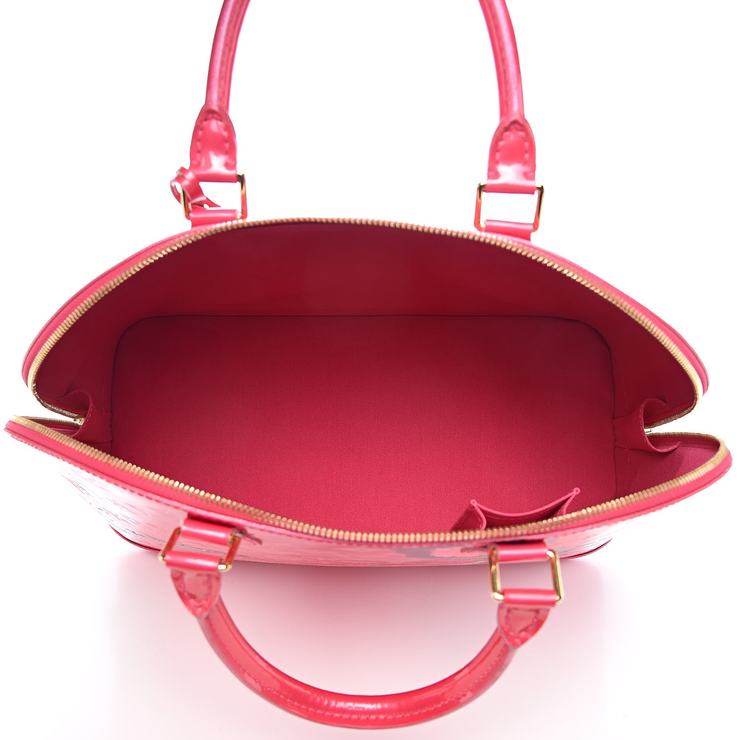 Louis Vuitton Vernis Roses Alma MM Rose Pop 5 of 11