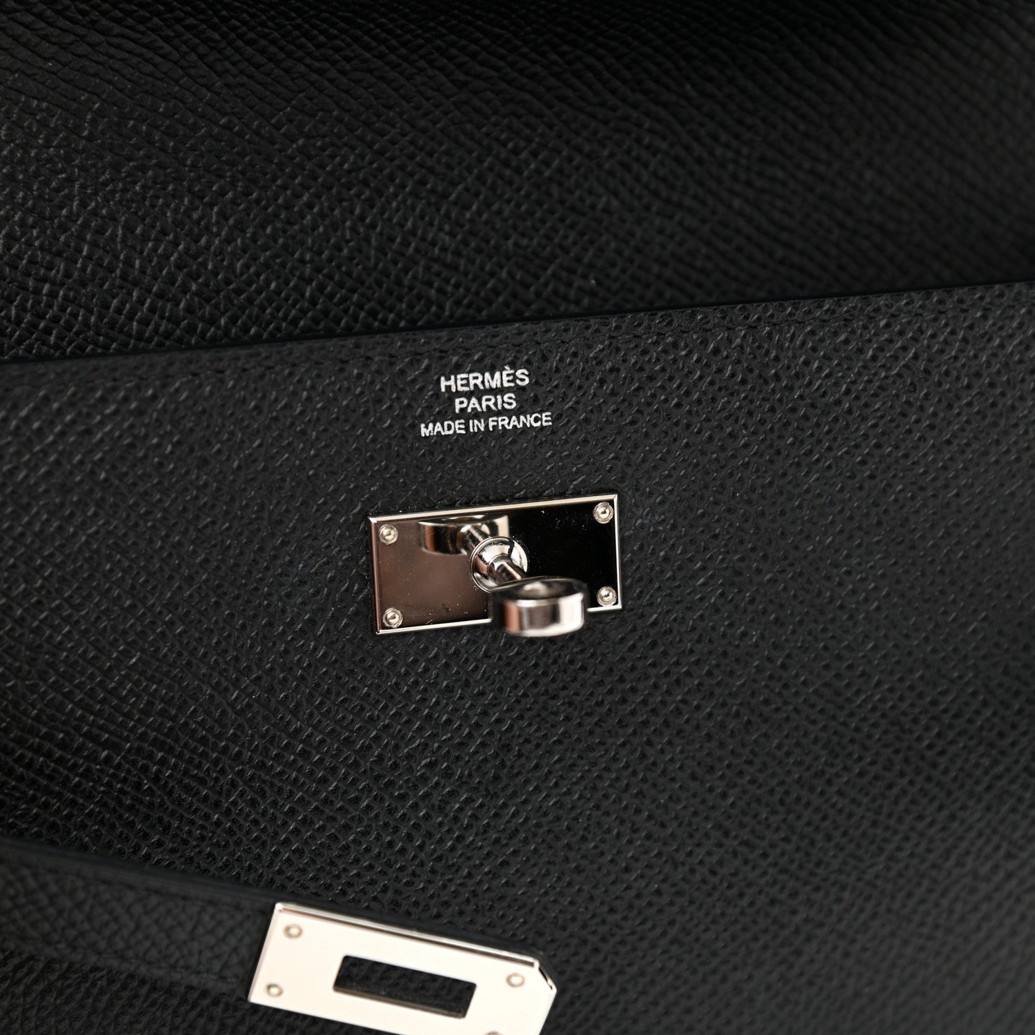 Hermes Epsom Kelly Longue Wallet Black 6 of 7