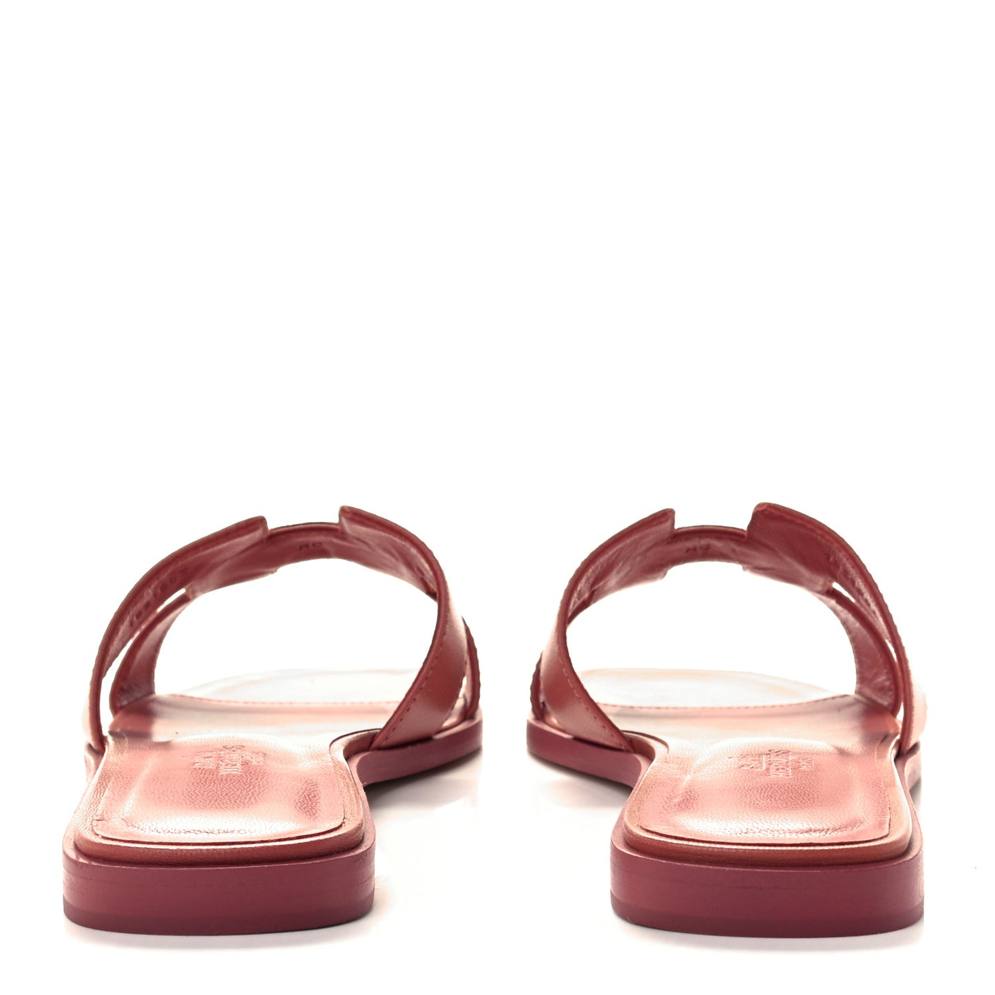Goatskin Oran Sandals 36.5 Rouge Blush