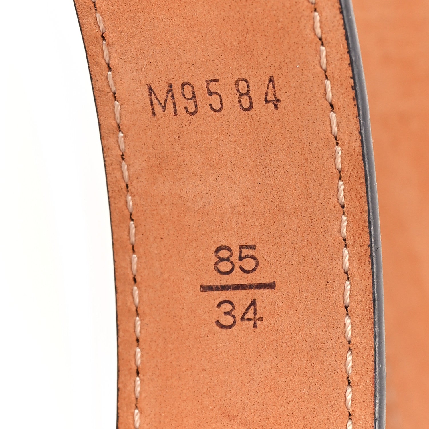 Louis Vuitton Monogram Mini 25mm Belt 85 34 5 of 7