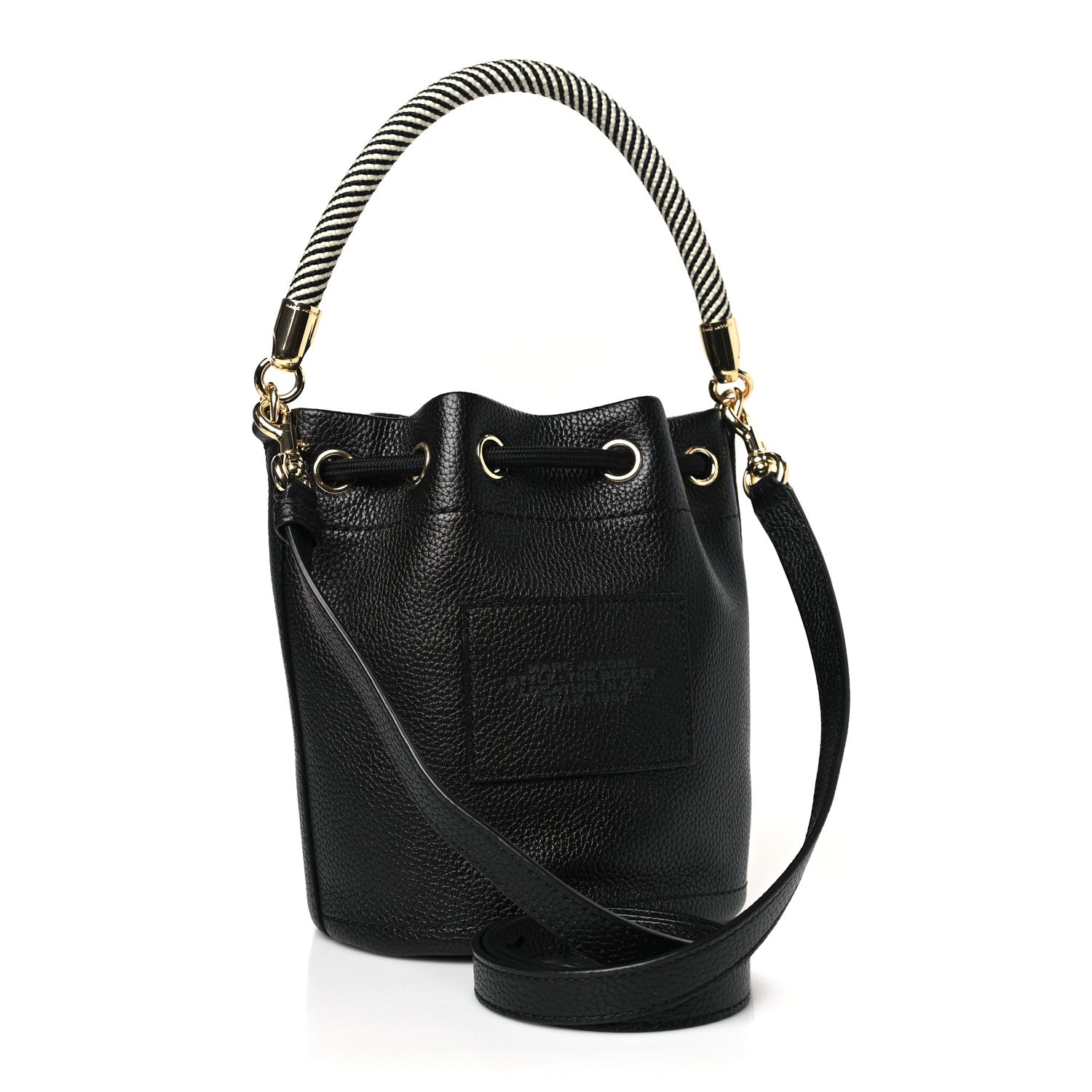 Marc Jacobs Grained Calfskin The Bucket Bag Black 3 of 10