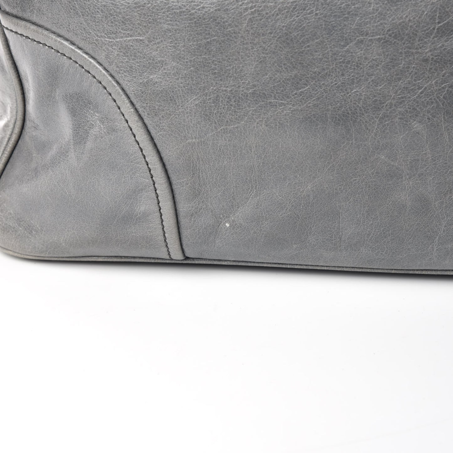 Vitello Shine Tote Blue