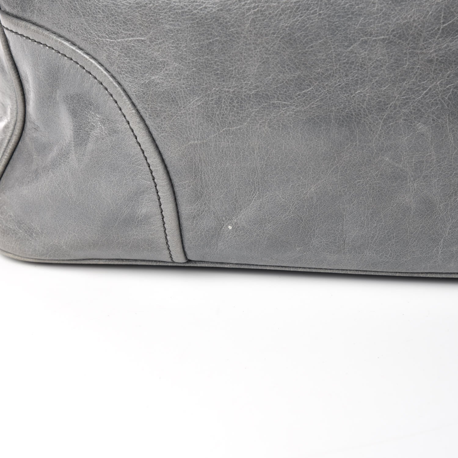 Prada Vitello Shine Tote Blue 11 of 12