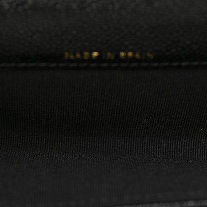 Chanel Caviar Quilted Chain CC Flap Card Holder Black 5 of 8