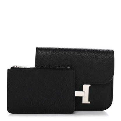 Hermes Epsom Constance Slim Wallet Black 3 of 9