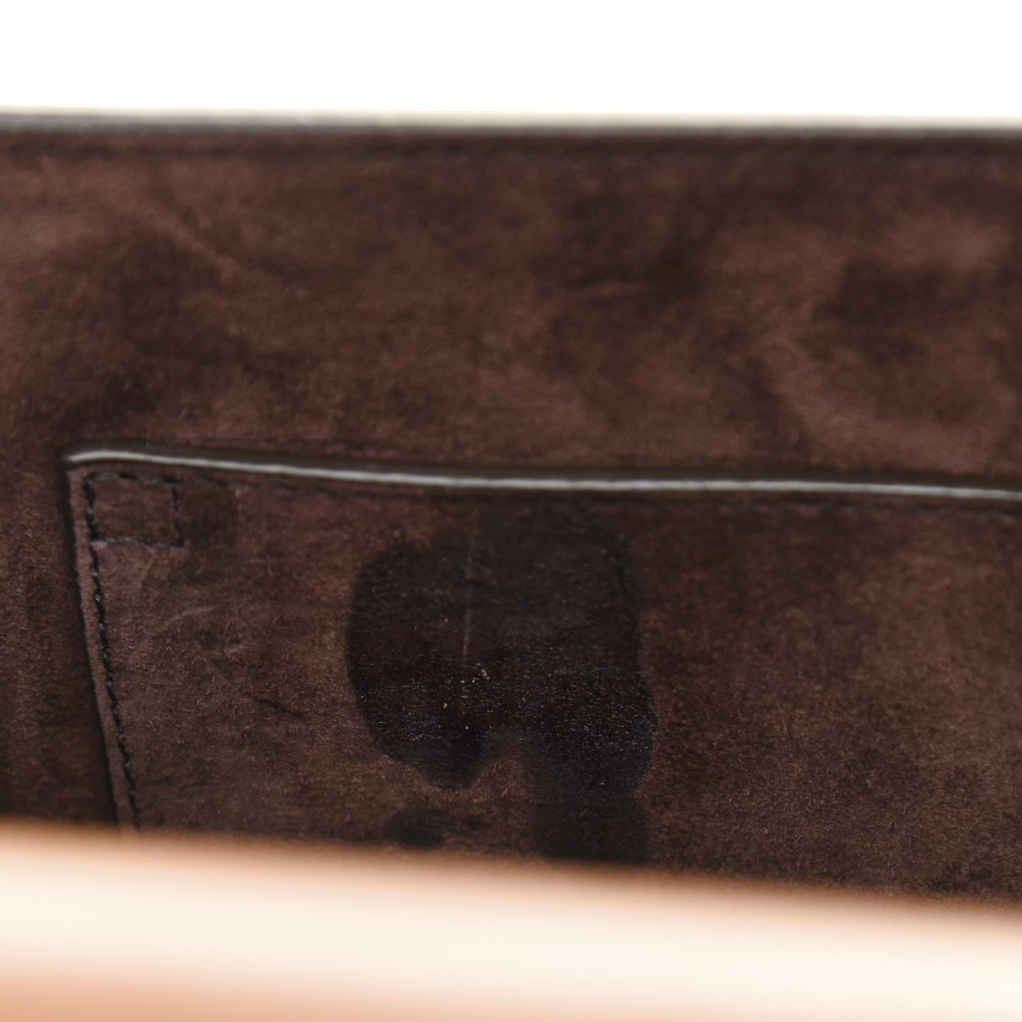 Smooth Calfskin Carre Satchel Brown