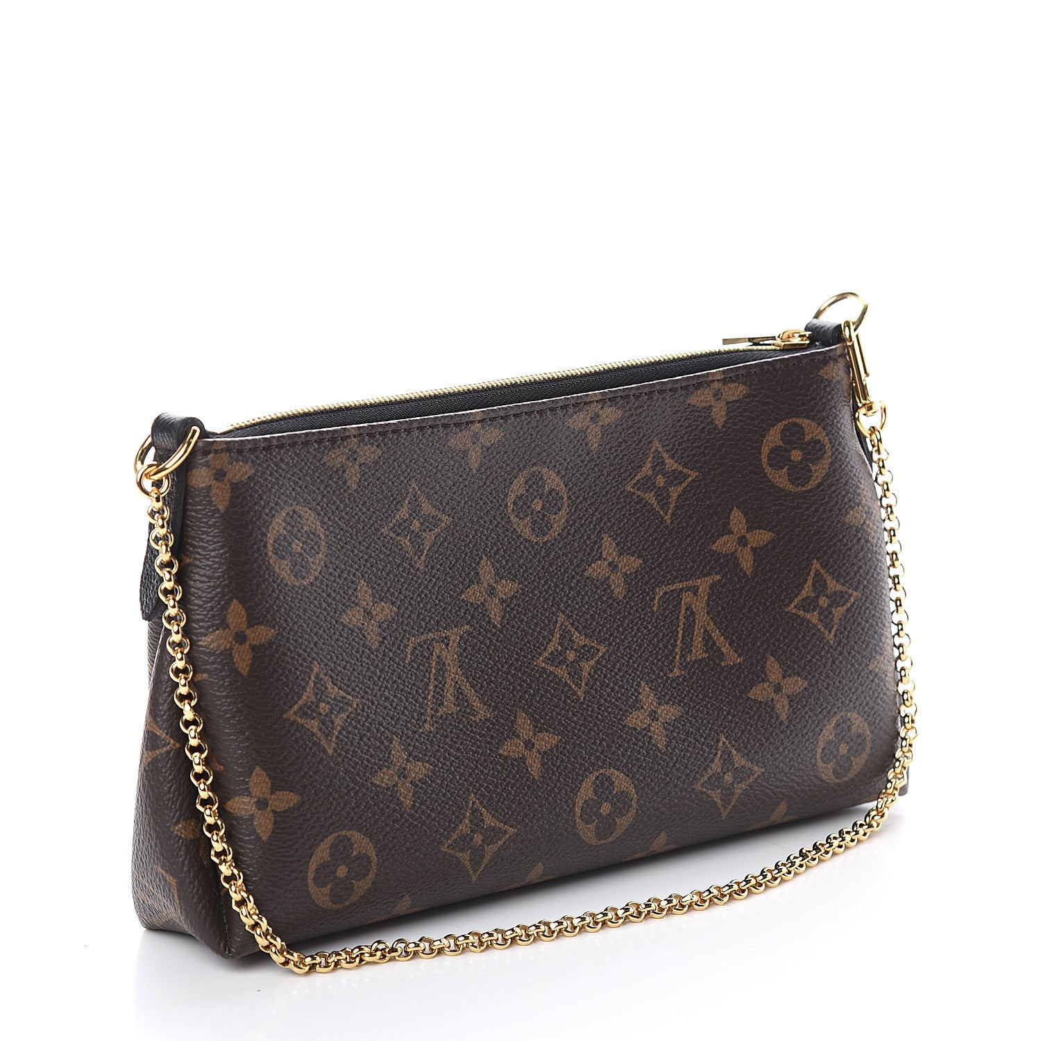 Louis Vuitton Monogram Pallas Clutch Black 2 of 7