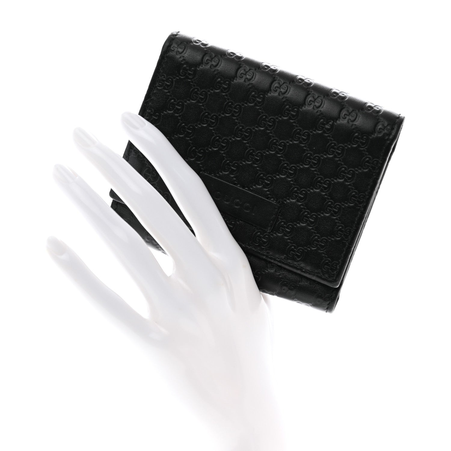 Gucci Microguccissima Flap Wallet Black 2 of 11