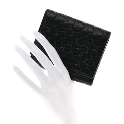 Gucci Microguccissima Flap Wallet Black 2 of 11