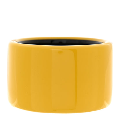 Hermes Lacquered Wood Assam Bracelet S Jaune Soleil 3 of 6