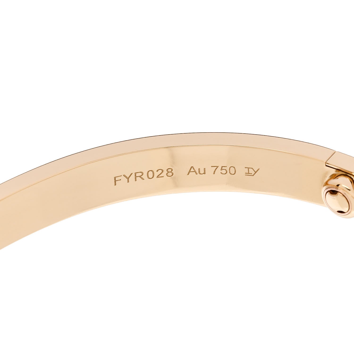 Cartier 18K Yellow Gold LOVE Bracelet 19 5 of 6