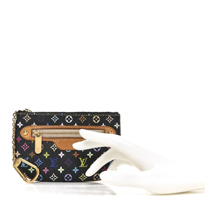 Louis Vuitton Monogram Multicolor Pochette Plate MM Black 2 of 8