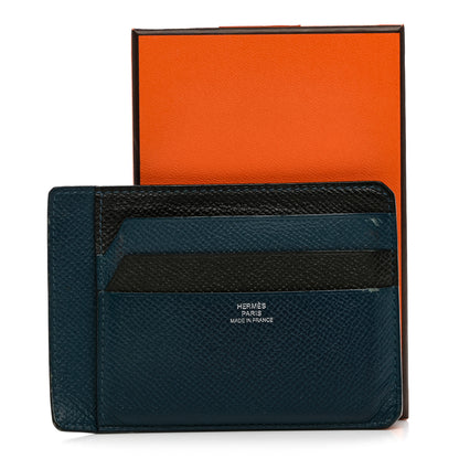Hermes Epsom City 8CC Card Holder Vert Cypress Black 12 of 12