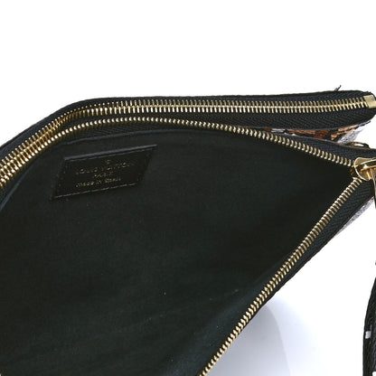 Louis Vuitton Monogram Giant Jungle Pochette Double Zip Black 4 of 4