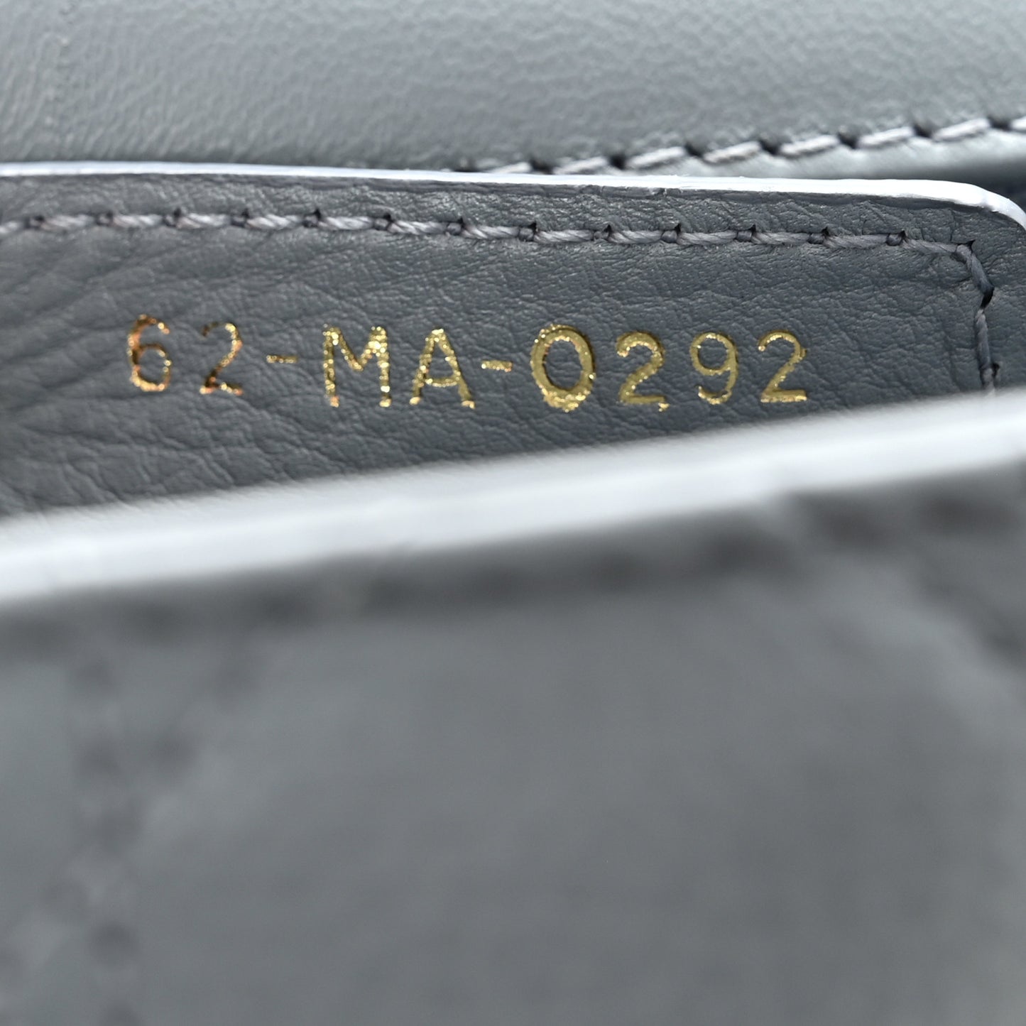 Calfskin Cannage Medium Caro Bag Ethereal Grey