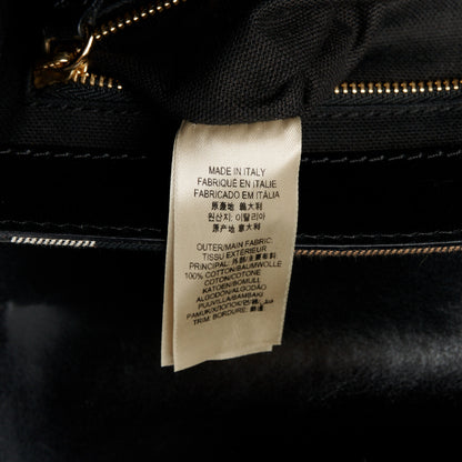 Burberry House Check Bridle Calfskin Small Abbott Crossbody Bag Black 7 of 10