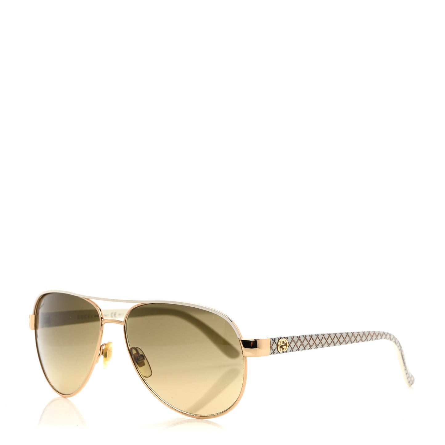 Aviator Sunglasses GG 4239/S White Gold