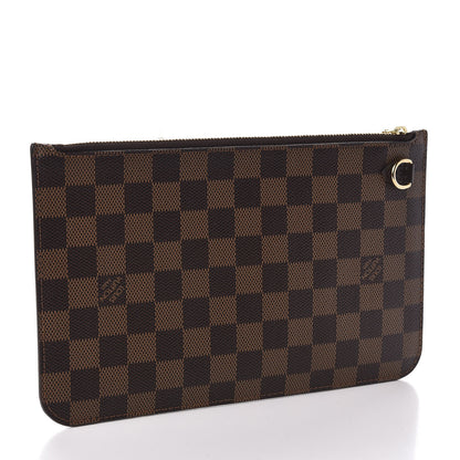 Louis Vuitton Damier Ebene Neverfull MM GM Pochette 3 of 9