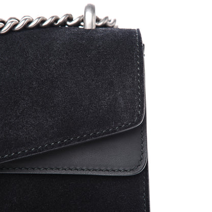 Gucci Suede Small Dionysus Shoulder Bag Black 10 of 12