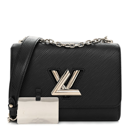Louis Vuitton Epi Twist Shoulder Bag MM Black 1 of 9