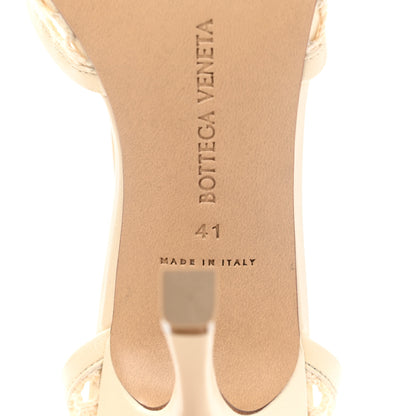 Bottega Veneta Mesh Nappa Stretch Ankle Tie Sandals 41 Toile 7 of 8
