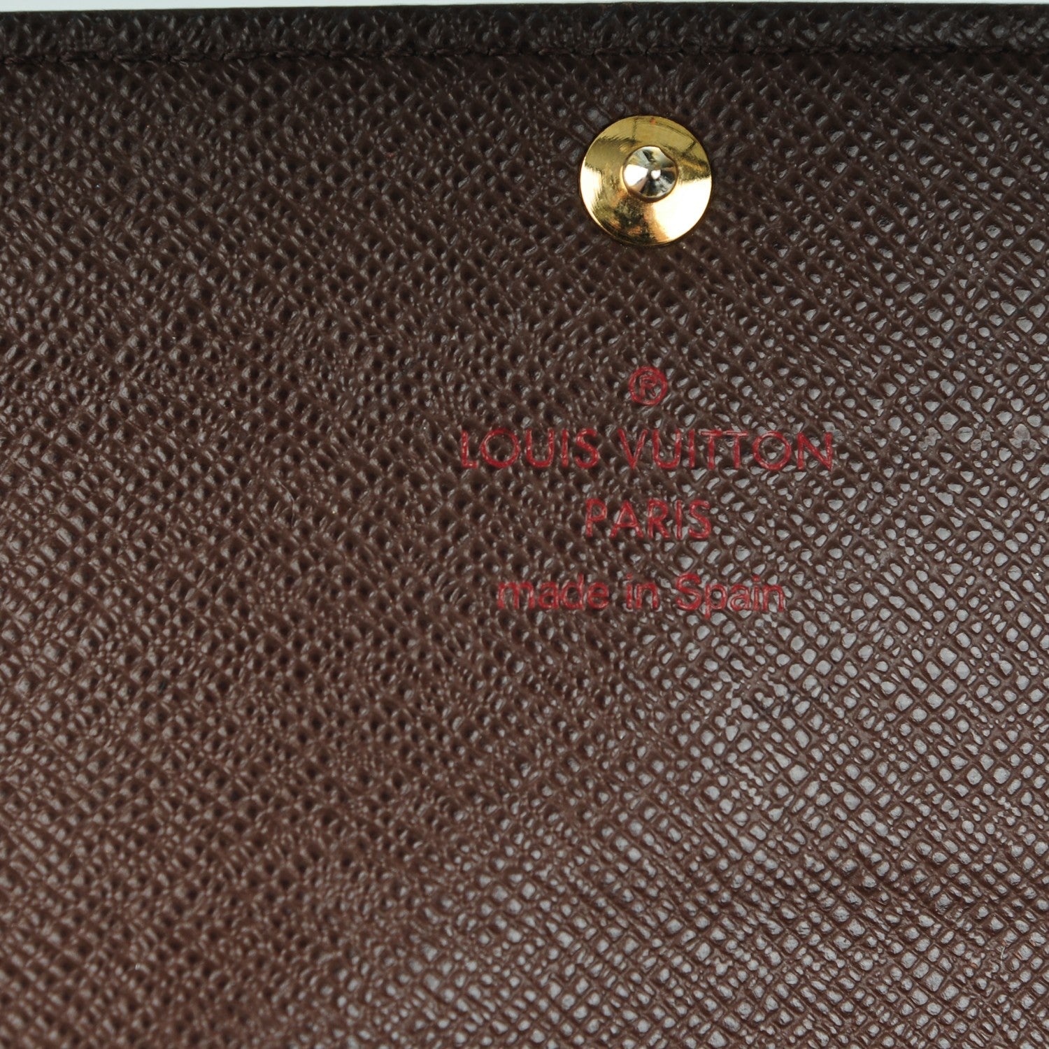 Louis Vuitton Damier Ebene Sarah Wallet 7 of 8