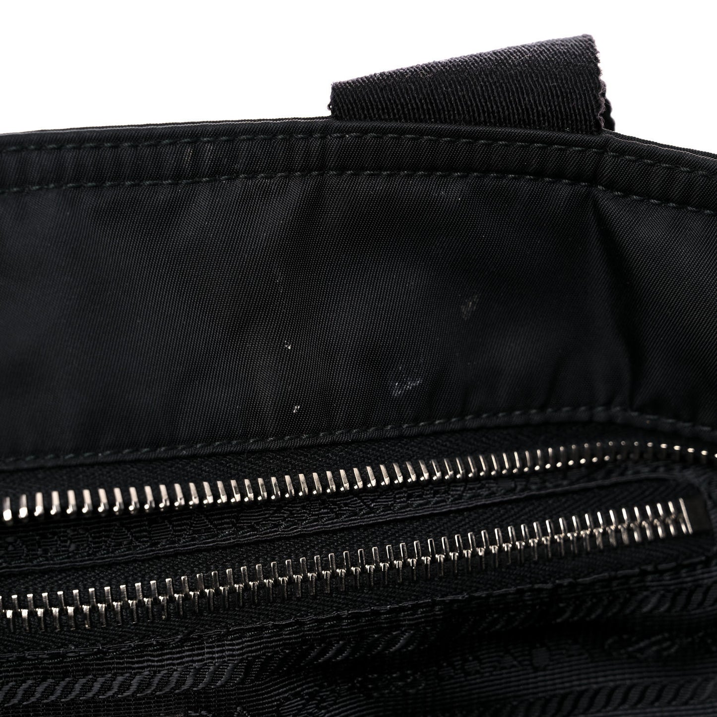 Nylon Vela Baby Bag Black