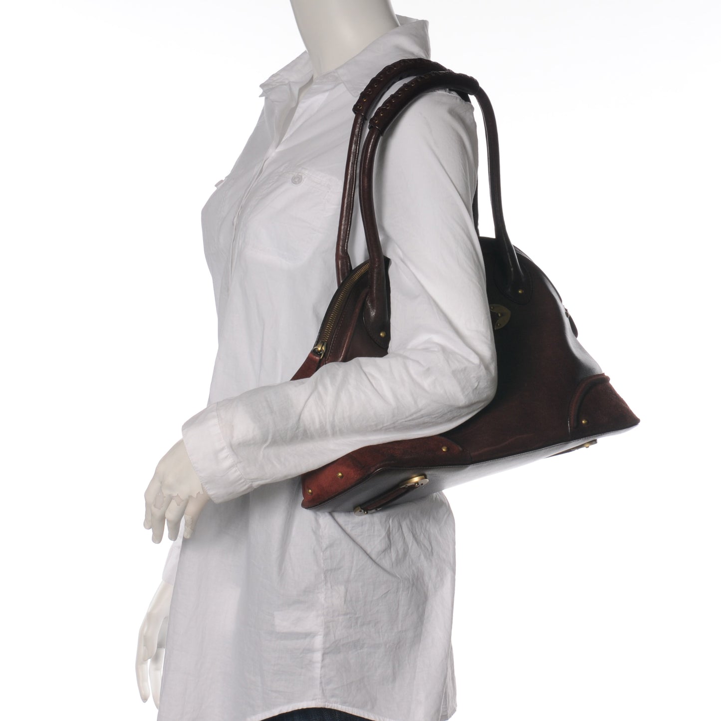 Nubuck Jeanne Bugatti Bag