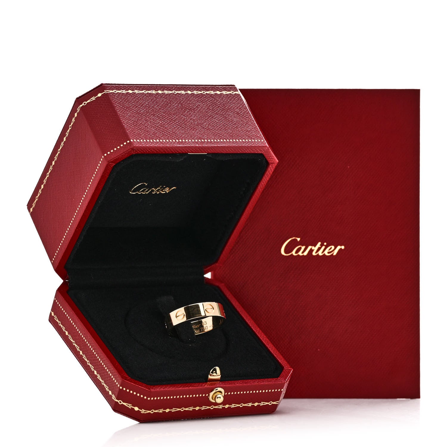 Cartier 18K Yellow Gold 5.5mm LOVE Ring 63 10.25 5 of 5