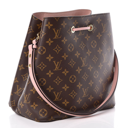 Louis Vuitton Monogram Neonoe MM Rose Poudre 3 of 10