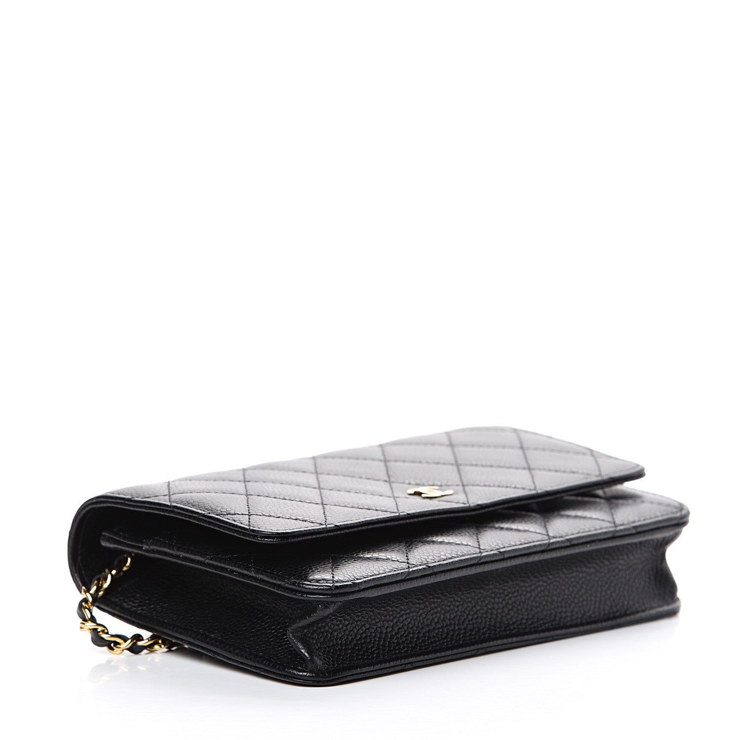 Chanel Caviar Quilted Wallet On Chain WOC Black 3 of 11