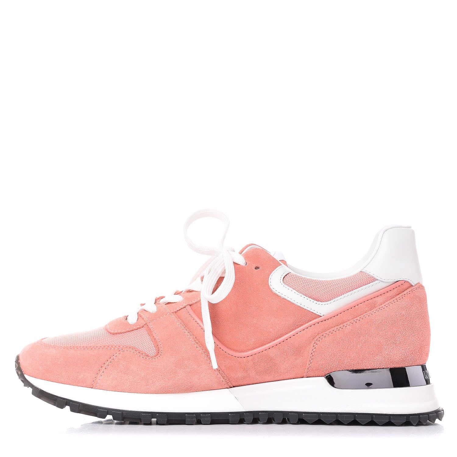 Louis Vuitton Nubuck Suede Run Away Sneakers 37.5 Pink 1 of 8