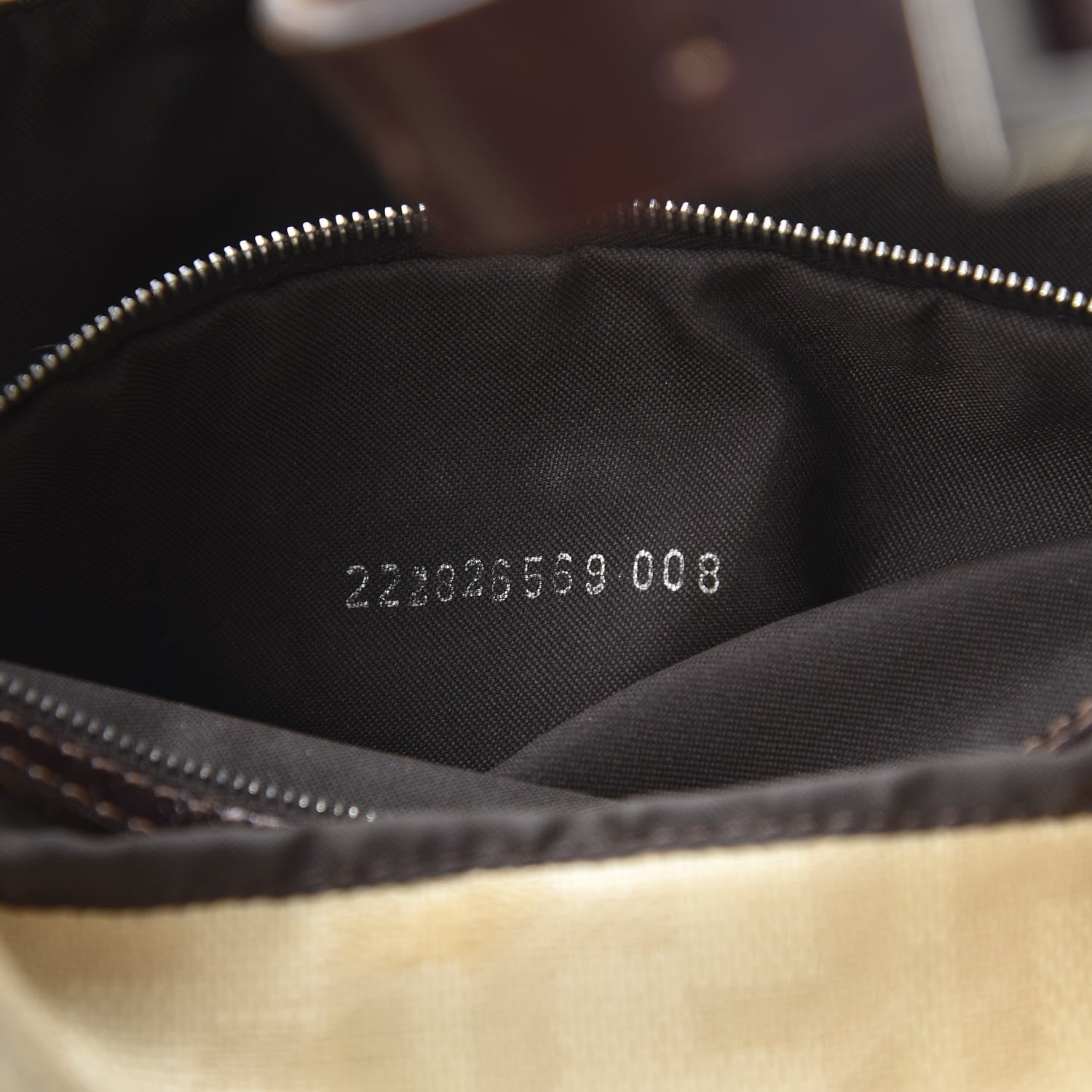 Fendi Zucca Shoulder Bag Beige 8 of 14