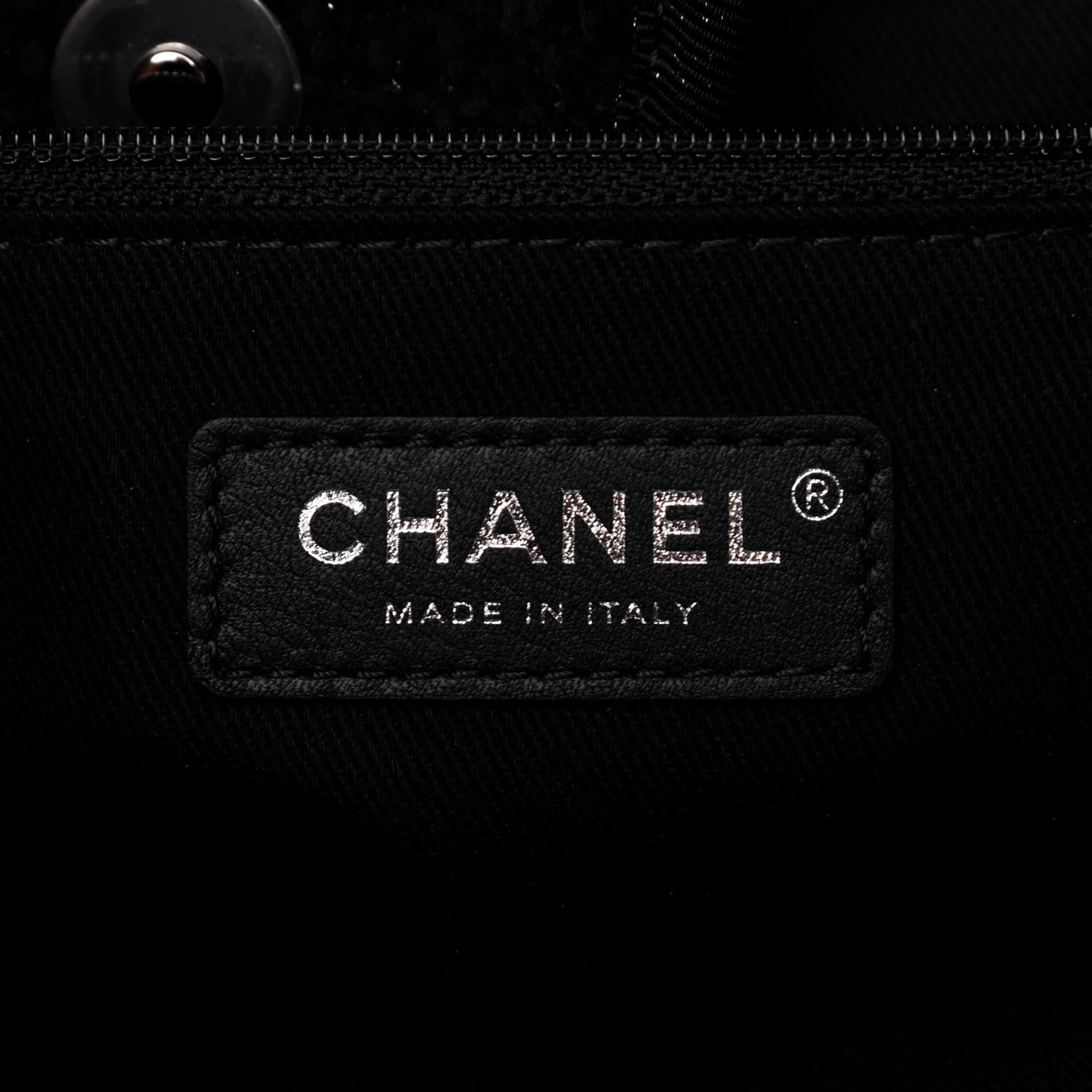 Chanel Lurex Boucle Medium Deauville Tote Black 6 of 10