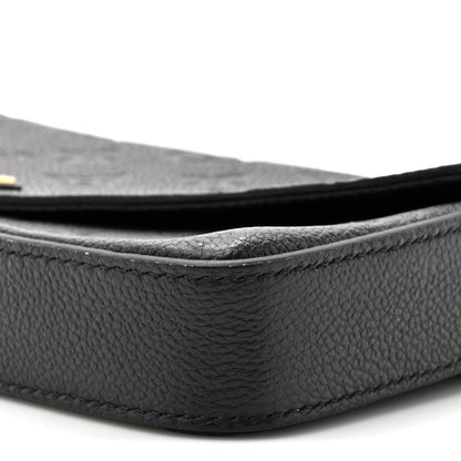 Louis Vuitton Empreinte Pochette Felicie Chain Wallet Black 11 of 14