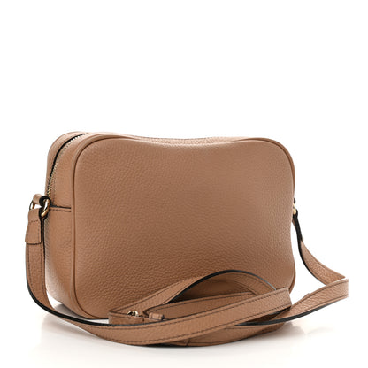 Gucci Pebbled Calfskin Small Soho Disco Bag Camelia 3 of 11