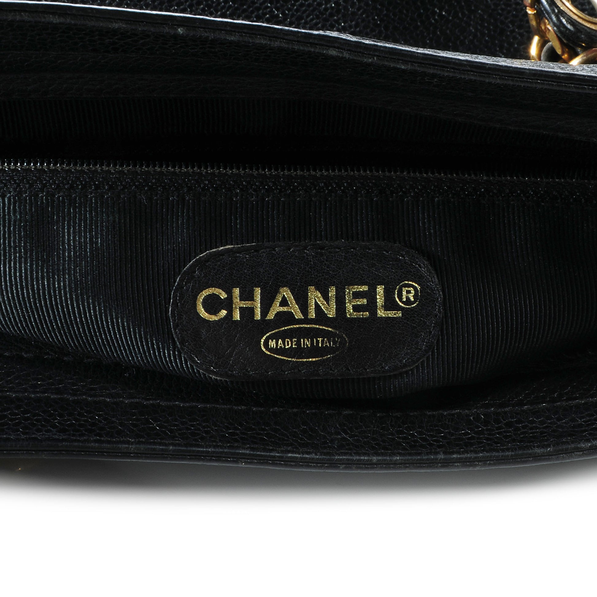 Chanel Caviar Shoulder Bag Black 6 of 7