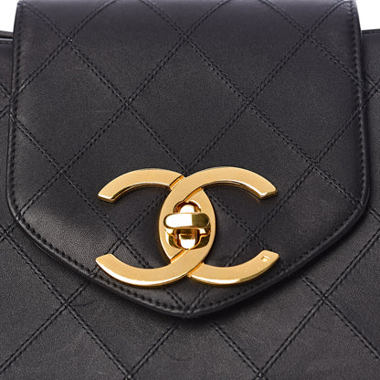Chanel Calfskin Stitched XL Weekender Black 13 of 14