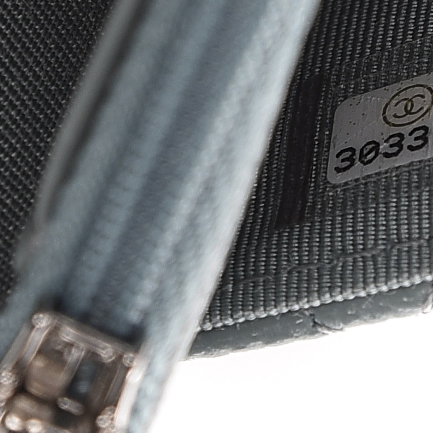 Chanel Caviar Quilted Wallet On Chain WOC Light Blue 8 of 12