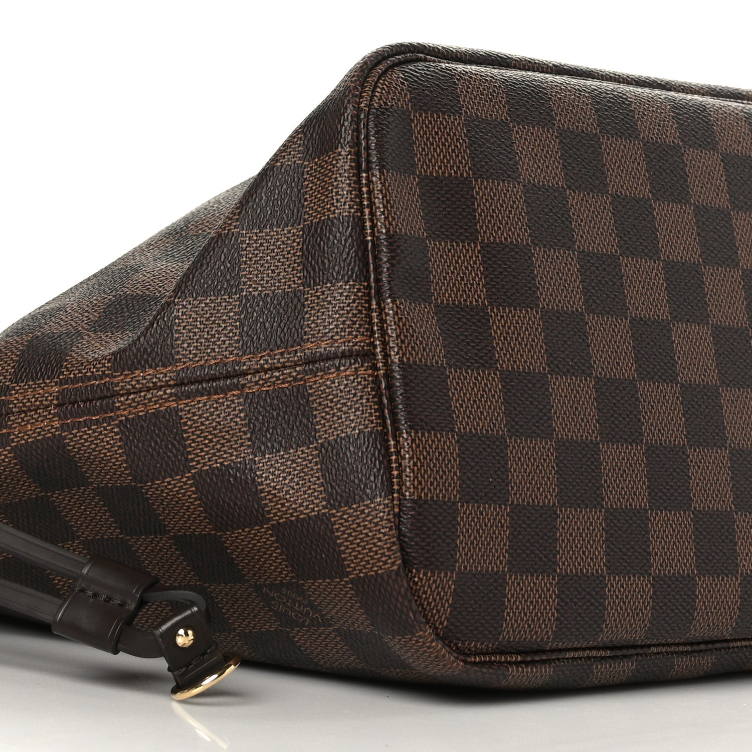 Louis Vuitton Damier Ebene Neo Neverfull MM Rose Ballerine 9 of 10