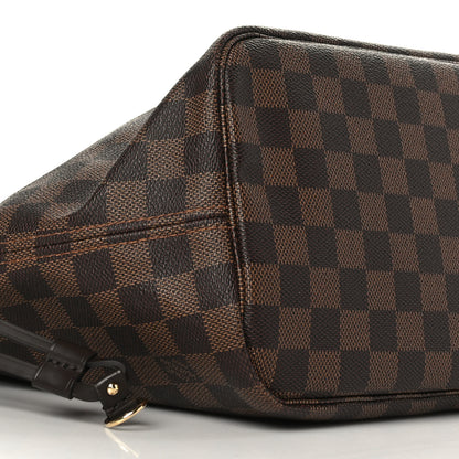Louis Vuitton Damier Ebene Neo Neverfull MM Rose Ballerine 9 of 10
