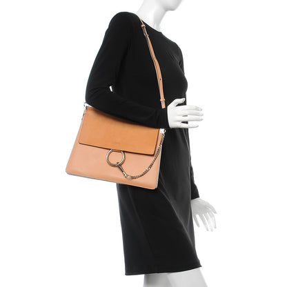 Chloe Suede Medium Faye Shoulder Bag Blushy Pink 2 of 8