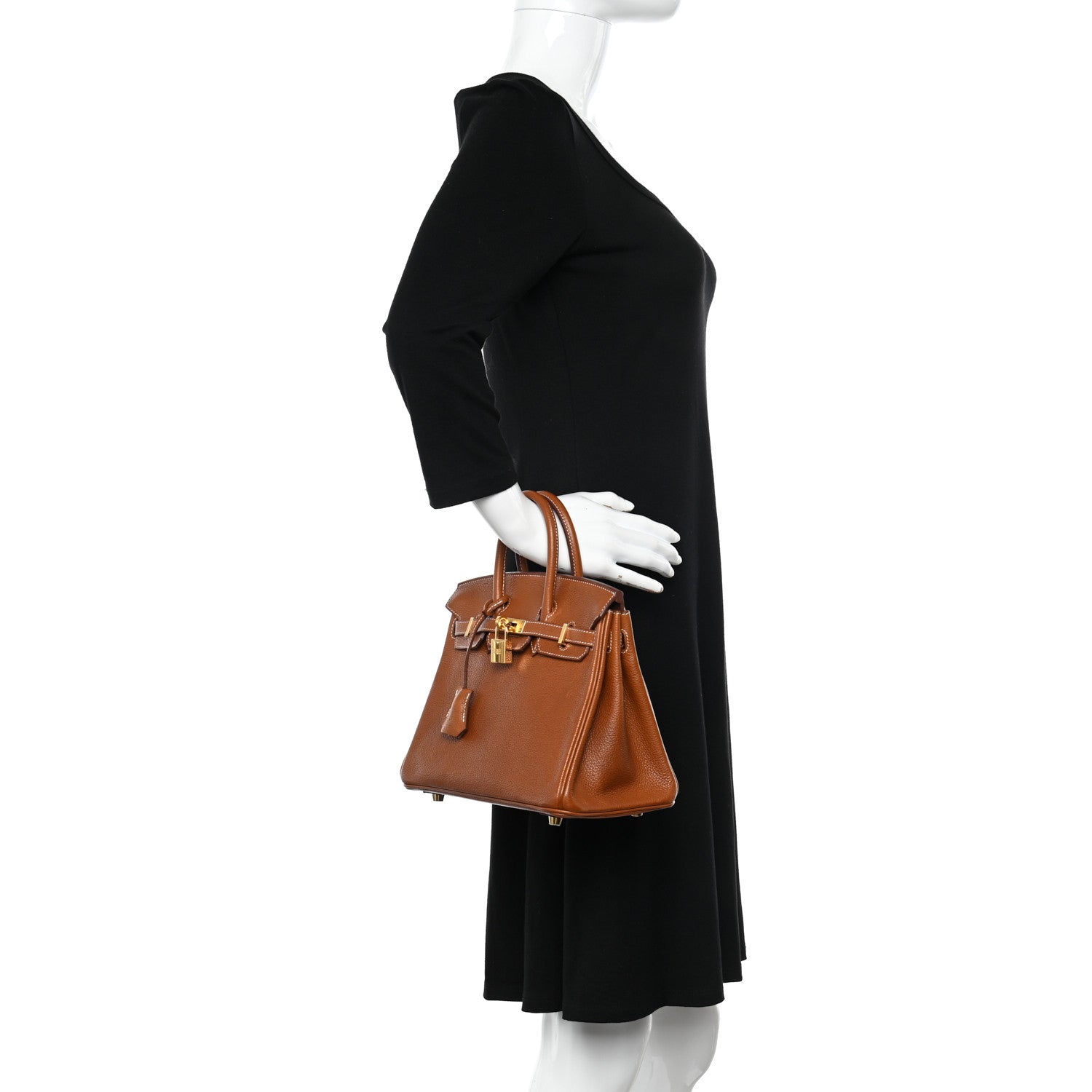 Hermes Natural Barenia Faubourg Birkin 25 Fauve 2 of 16