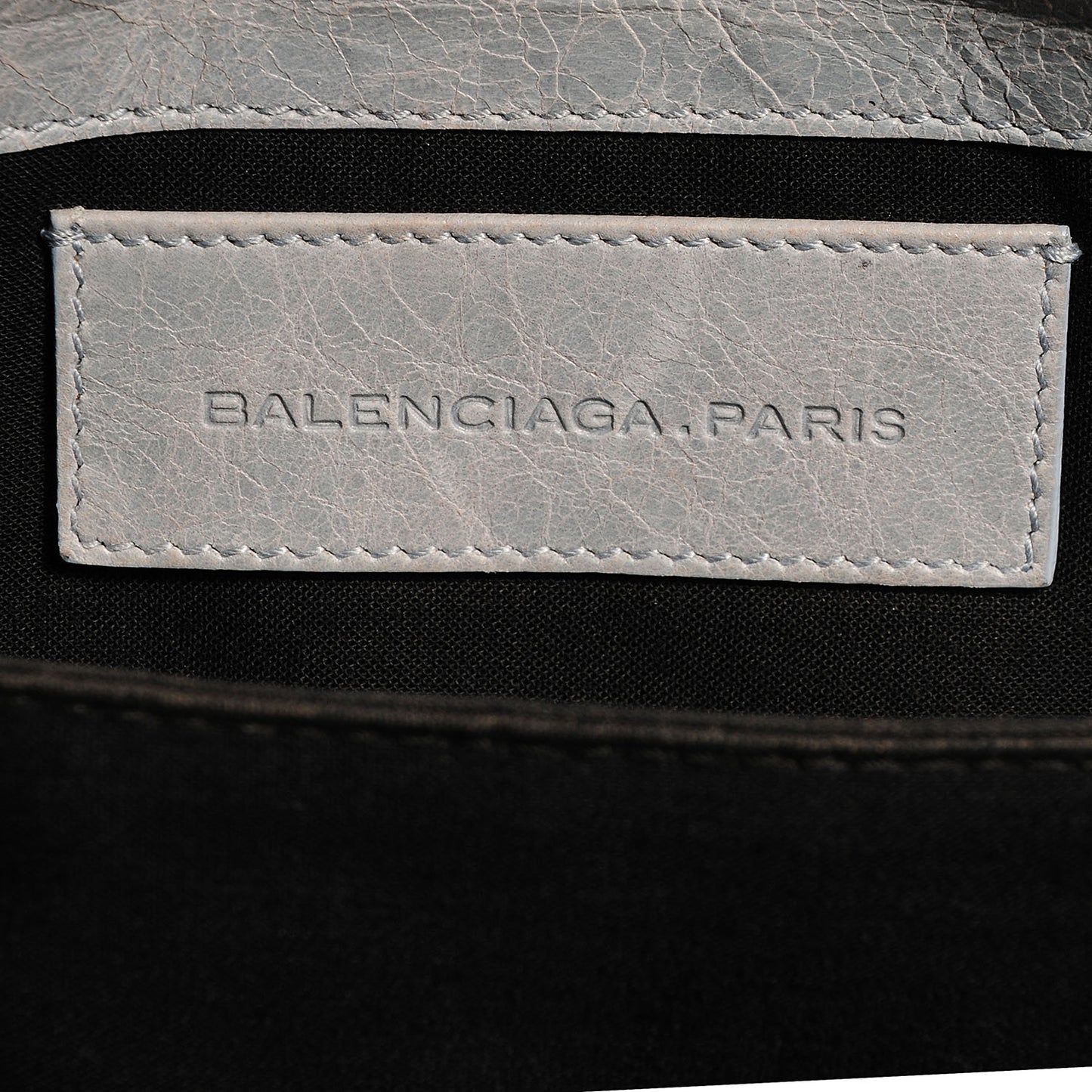 Agneau Giant 21 Silver Hardware Envelope Clutch Sky Blue