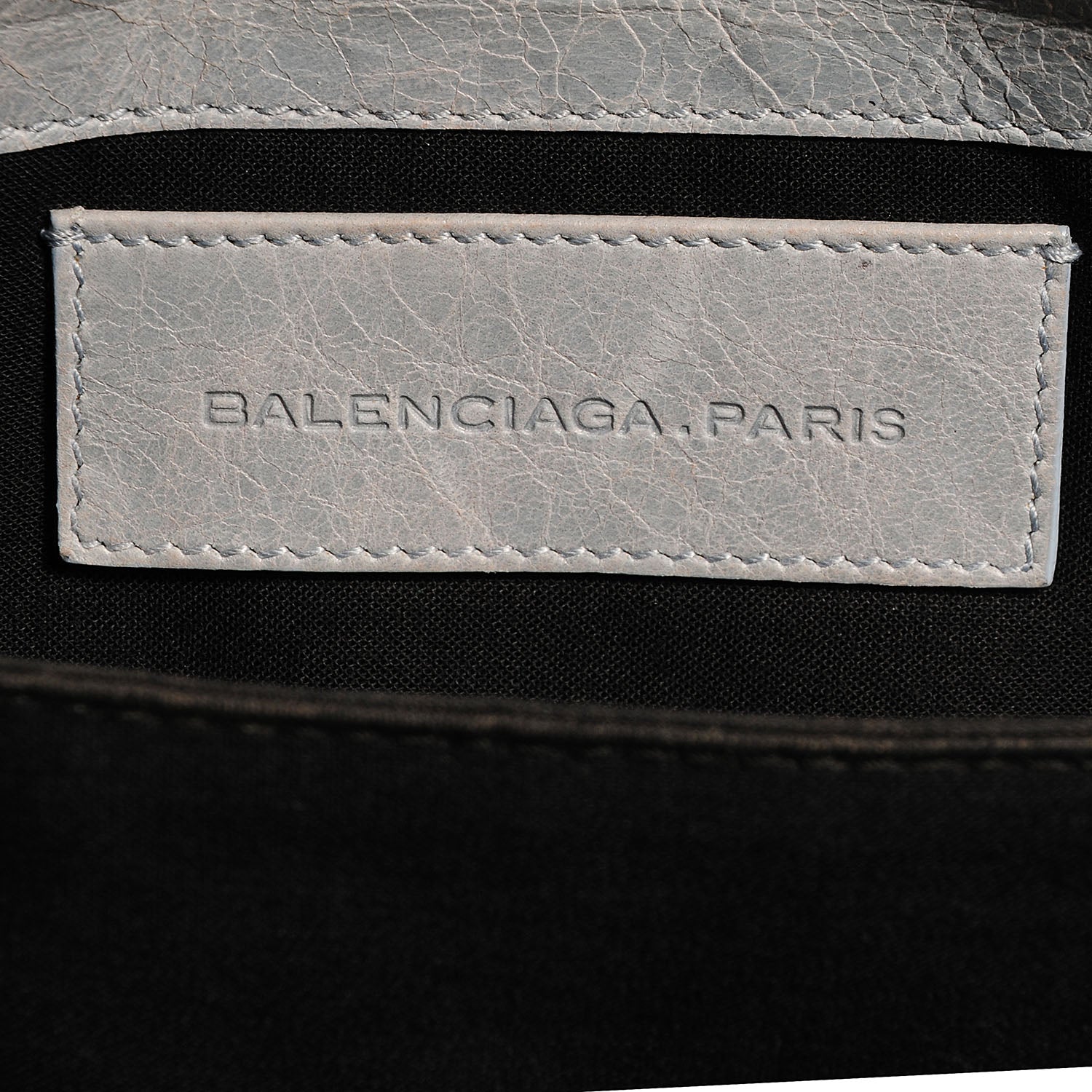 Balenciaga Agneau Giant 21 Silver Hardware Envelope Clutch Sky Blue 6 of 12